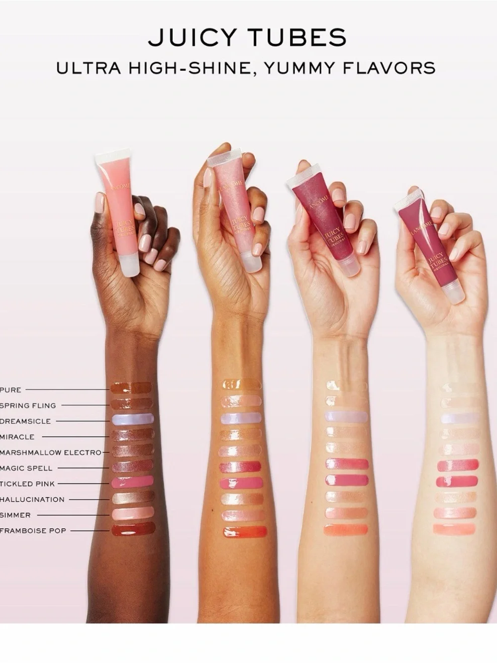 Juicy Tubes Original Lip Gloss - Tickled Pink New in box